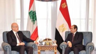 الرئيس السيسي يلتقى "ميقاتى" ويؤكد أهمية إعلاء المصالح العليا للشعب اللبنانى
