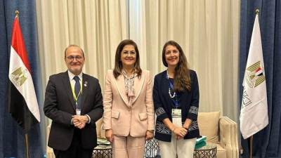 وزيرة التخطيط تلتقي مدير الوكالة الفرنسية للتنمية لمناقشة القضايا المحلية والدولية