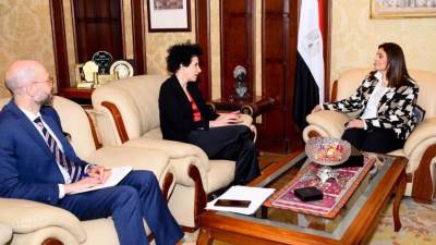 وزيرة الهجرة تستقبل سفيرة قبرص لدى مصر لبحث ملف التعاون لإحياء الجذور "نوستوس"