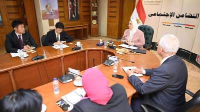 القباج تستقبل وفد هيئة التعاون الياباني "الجايكا"