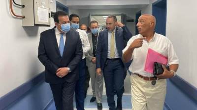 وزير الصحة يتفقد أعمال التطوير ورفع الكفاءة بمستشفى شرم الشيخ الدولي