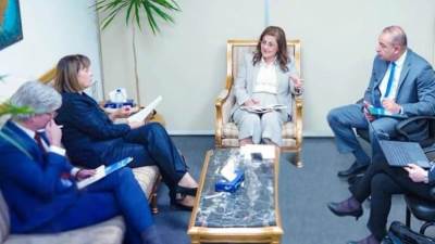 وزيرة التخطيط تناقش مع المنسق المقيم للأمم المتحدة مشاركة مصر في قمة أهداف التنمية المستدامة