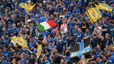 المدرجات كاملة العدد قبل قمة مانشستر سيتي ضد إنتر ميلان