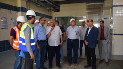 نائب وزير الاسكان يتفقد مشروعات مياه الشرب والصرف الصحي بمحافظة مطروح