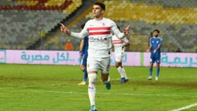 في الدقيقة الـ16.. أحمد سيد زيزو يتقدم للزمالك بمرمى فاركو