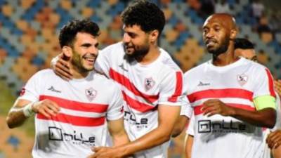 شيكابالا والجزيرى ونداى فى هجوم الزمالك أمام المقاولون