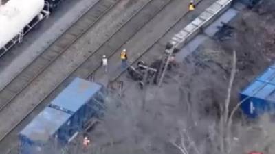 خروج قطار عن مساره فى ولاية مونتانا الأمريكية