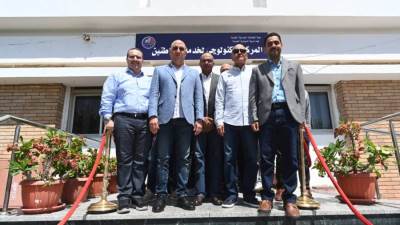 وزير الإسكان يفتتح المركز التكنولوجي لخدمة عملاء منظومة المياه بمدينة النوبارية الجديدة