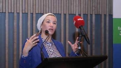 وزيرة البيئة تشارك فى ورشة العمل "الاستفادة من النجاح الحالي نحو خارطة طريق إقليمية للسياحة البيئية" بالأردن