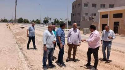 مسئولو " الإسكان " يتفقدون أعمال التطوير الجارية بالمناطق المختلفة بمدينة العبور