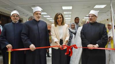 وزيري الثقافة والأوقاف ووكيل الأزهر يفتتحون معرض مسابقة مواهب وقدرات للموسم الثالث