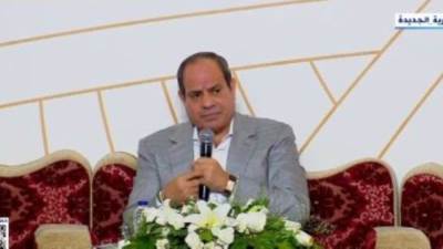 الرئيس السيسى لأهالى مطروح:" عمرنا ما قولنا هنعمل من غير ما نكون عملنا "