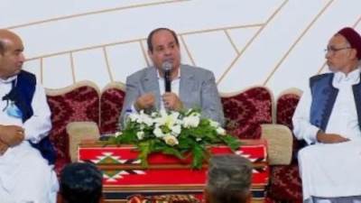 الرئيس السيسي: "ما فيش مصلحة لينا كدولة غير مصلحة الناس"