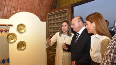 وزيرة الثقافة تفتتح "بيت التراث" بمركز الحرف التقليدية بالفسطاط