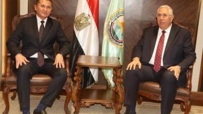 القصير يلتقي سفير أوزبكستان بالقاهرة لمتابعة تعزيز آليات التعاون الزراعي بين البلدين