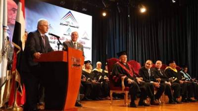 وزير التعليم العالي يشهد حفل أكاديمية الشروق بمناسبة تخريج دفعة "المهندس إبراهيم محلب"