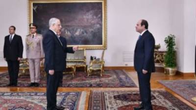 الرئيس السيسي يشهد حلف اليمين للمستشار محمد شوقى عياد نائبا عاما
