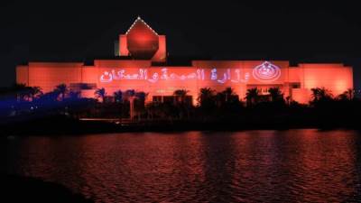 متحف الحضارة يضىء واجهته باللون البرتقالى احتفالا باليوم العالمى لسلامة المرضى