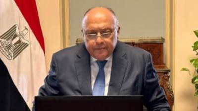 شكرى يتلقى اتصالات من البرتغال والنرويج وسلوفينيا بشأن وقف التصعيد فى غزة