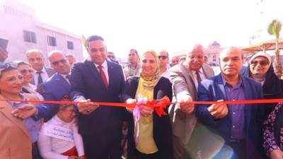 وزيرة التضامن ومحافظ الدقهلية يفتتحان أول مركز تأهيل متكامل ضمن "حياة كريمة"
