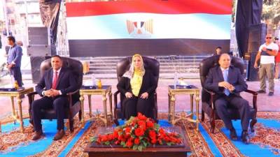 القباج تدشن مبادرة "أتوبيس يلا كفالة" وتطلق الماراثون الرياضي من جامعة المنصورة