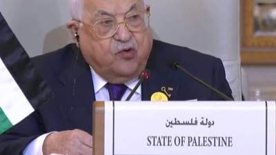 الرئيس الفلسطيني يطالب مجلس الأمن بتحمل مسئولياته في وقف العدوان الإسرائيلي