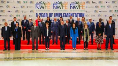 وزير الزراعة يلقى كلمة خلال المائدة المستديرة رفيعة المستوى برنامج «نُوَفِّــي»