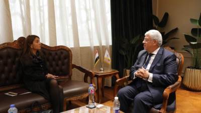 وزير التعليم يبحث آليات دعم التعاون العلمي مع مديرة مكتب اليونسكو الإقليمي