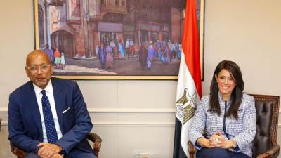 المشاط تلتقي نائب رئيس الوكالة الدولية لضمان الاستثمار(MIGA) خلال زيارته لمصر