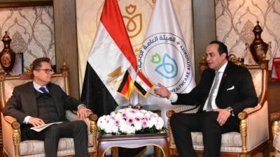 رئيس الرعاية الصحية يبحث مع سفير ألمانيا التعاون لتبادل الخبرات والبعثات