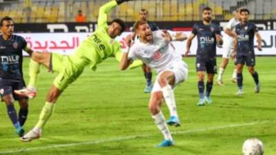 المصرى يهزم الزمالك بهدف نظيف ويحتل وصافة دورى nile مؤقتاً