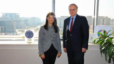 المشاط تلتقي رئيس بعثة الاتحاد الأوروبي لمناقشة أولويات التعاون خلال المرحلة المقبلة