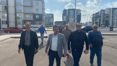 مسئولو مجلس الوزراء والإسكان يتابعون موقف تنفيذ المشروعات بمدينة دمياط الجديدة