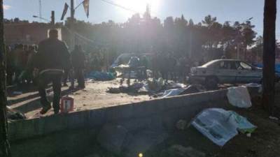 في 7 مستشفيات.. ارتفاع عدد ضحايا انفجاري إيران إلى 73 شخصا