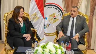 وزير الدولة للإنتاج الحربي" يستقبل " وزيرة الهجرة " لبحث التعاون لدعم المصريين بالخارج