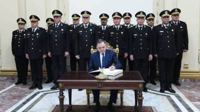 وزير الداخلية يسجل كلمة شكر للرئيس السيسي احتفالا بـ "عيد الشرطة"