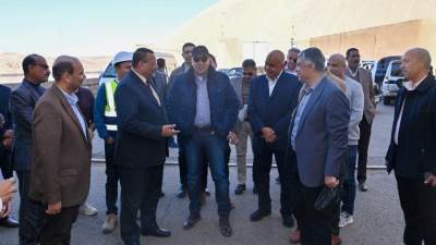 سويلم يتفقد محطة كهرباء السد العالى وماكينة الجسات بالسد العالي ومخازن هيئة السد العالى