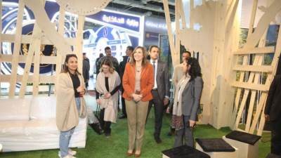 نيفين الكيلاني: الثقافة الفلسطينية حاضرة بقوة بالدورة الحالية من المعرض