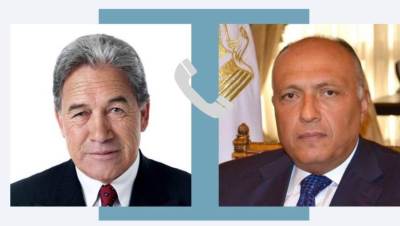 وزير الخارجية سامح شكري يتلقى اتصالاً من وزير خارجية نيوزيلاندا