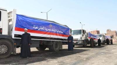 من إجمالي مساعدات قدرها 390 طنًّا.. تسليم 20 طن سلع غذائية من الأوقاف المصرية لأهالي غزة