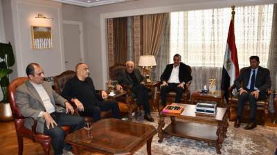 وزير الرياضة يلتقي رئيس الاتحاد المصري لكرة القدم بحضور الأهلي والزمالك والشركة المتحدة