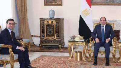 وزير الخارجية الإسبانى ينقل للرئيس السيسى تحيات وتقدير الملك فيليب السادس و"سانشيز"