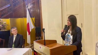 المشاط تُشارك في حفل السفارة اليابانية بمناسبة مرور 30 عامًا على المنحة اليابانية للمشروعات الصغيرة «KUSANONE»