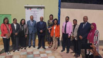 نائبة وزيرة التضامن الاجتماعي تشهد افتتاح أعمال تطوير روضة أطفال مدرسة محمد كريم الابتدائية بالمطرية