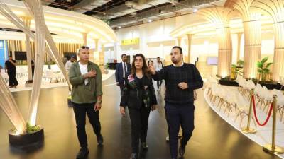 وزيرة التنمية المحلية تتابع الاستعدادات النهائية لاستضافة مصر المنتدى الحضرى العالمى بمركز المنارة للمؤتمرات الدولية